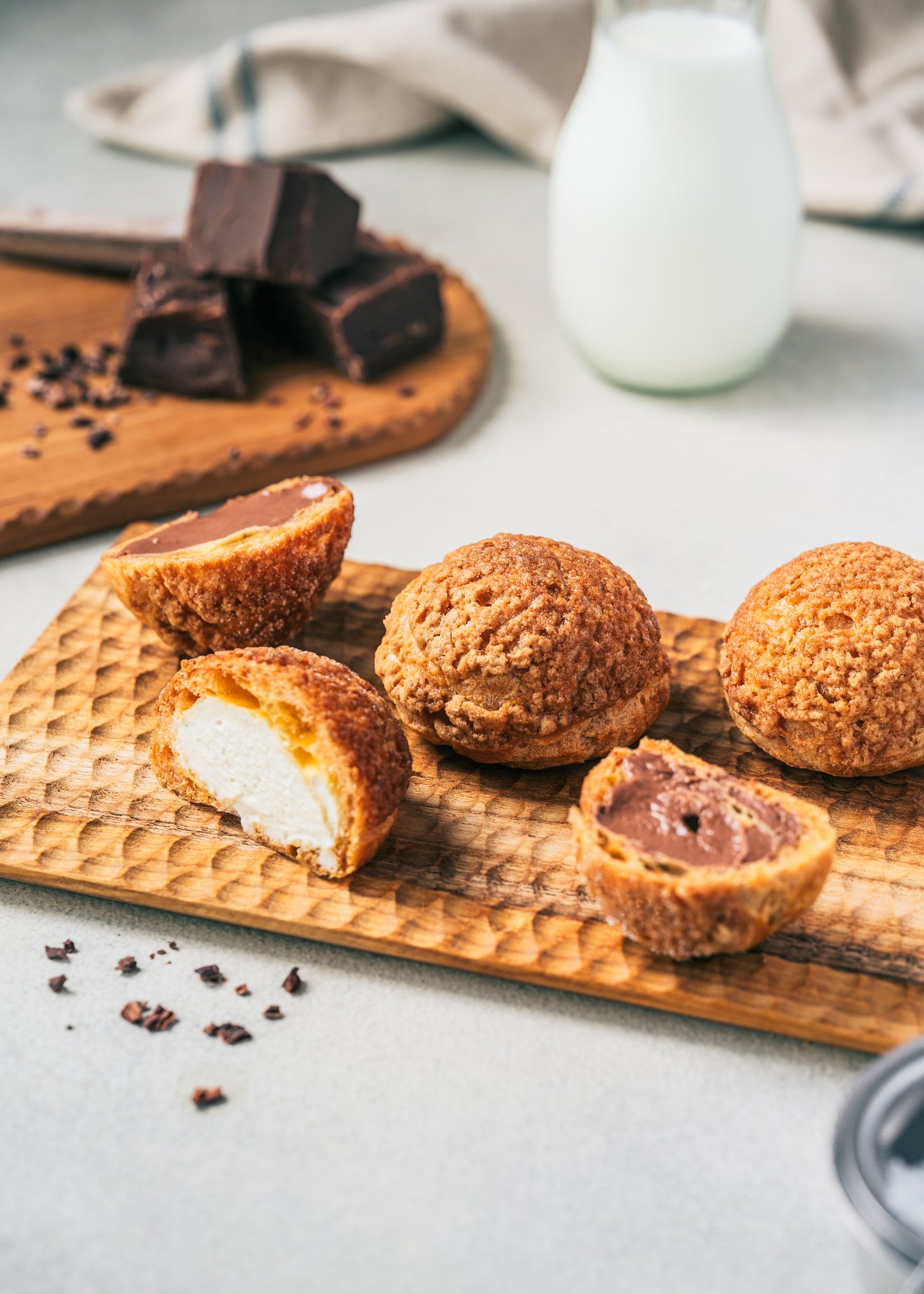 発酵熟成カカオシュークリーム 6個・アソート〈冷凍 送料無料〉