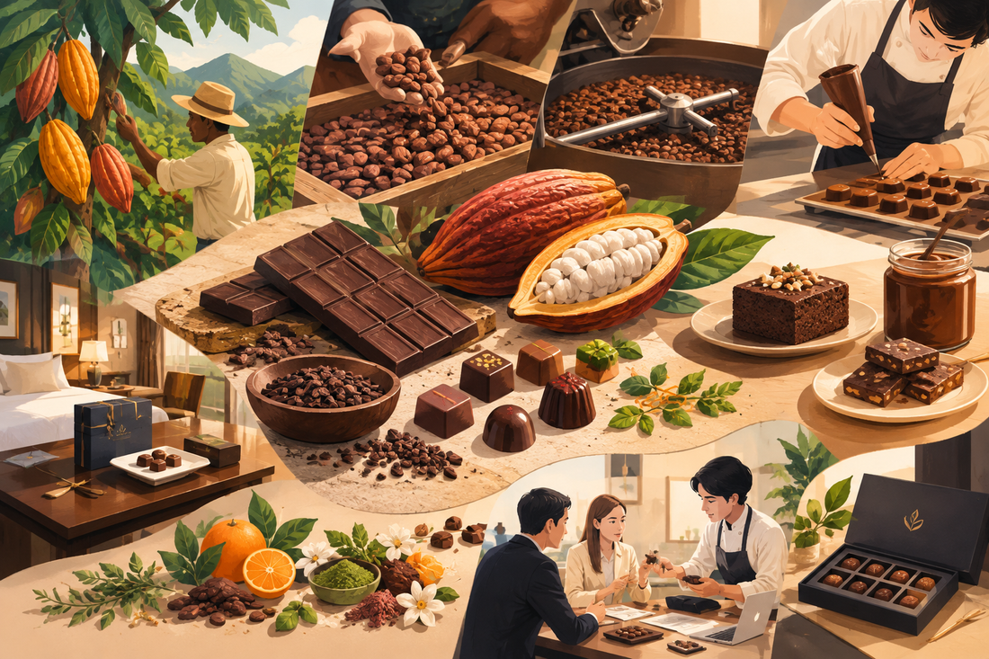 高級チョコレートOEMとは？ブランド価値を高める「オリジナルカカオスイーツ」の企画・製造方法