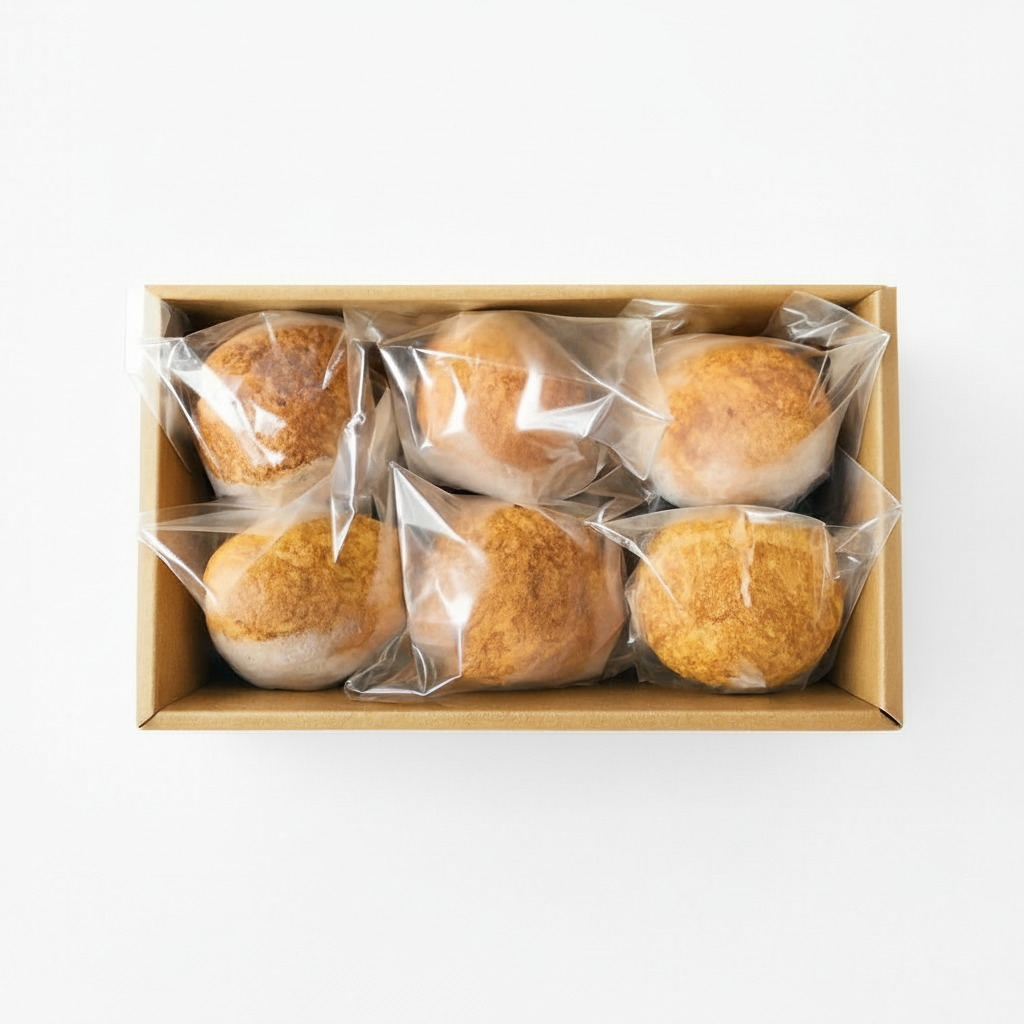 発酵熟成カカオシュークリーム 6個〈冷凍　送料無料〉